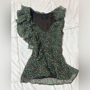 vintage floral tank